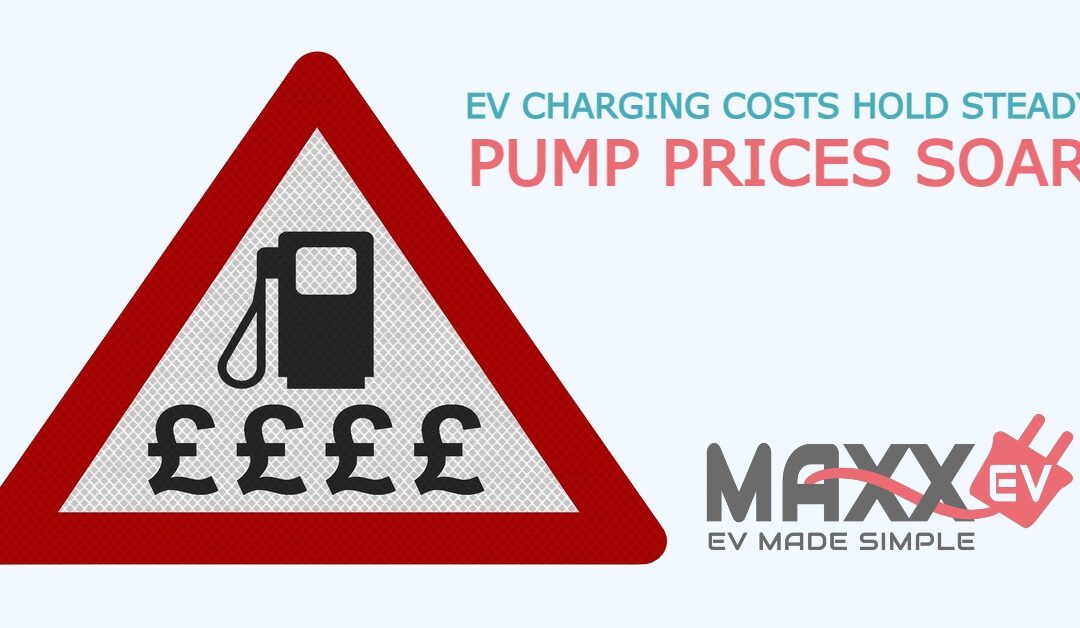EV charging costs hold steady while pump prices soar